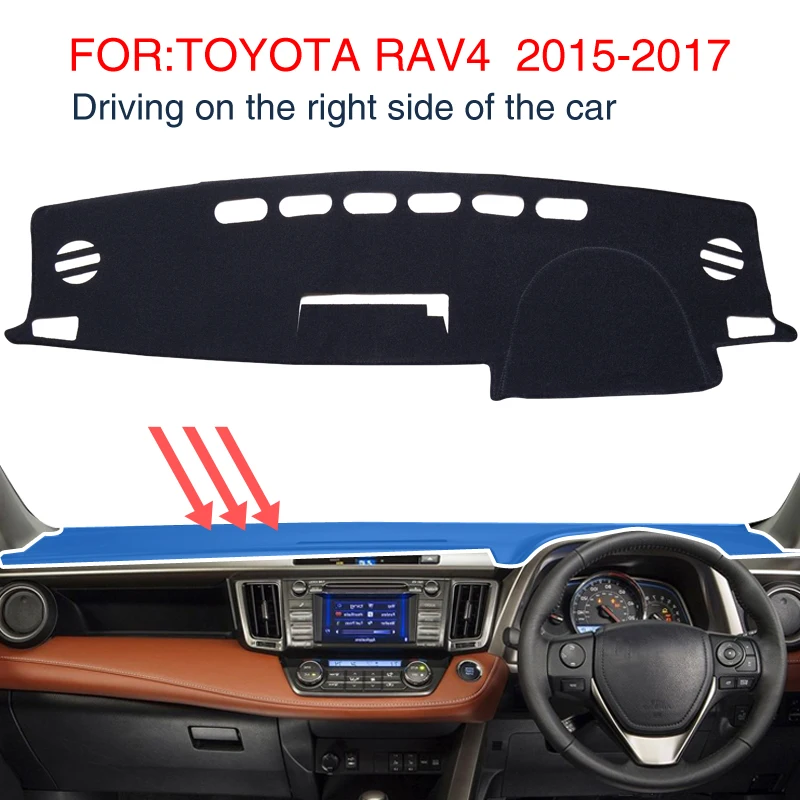 Для Toyota RAV4 XA40 2013 ~ 2018 RAV 4 40 Противоскользящий коврик для приборной панели Накладка