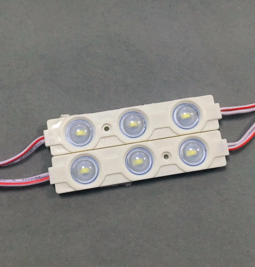 3 шт. водонепроницаемый светодиодный постоянного тока 5730 SMD постоянный ток 12 В 1 5