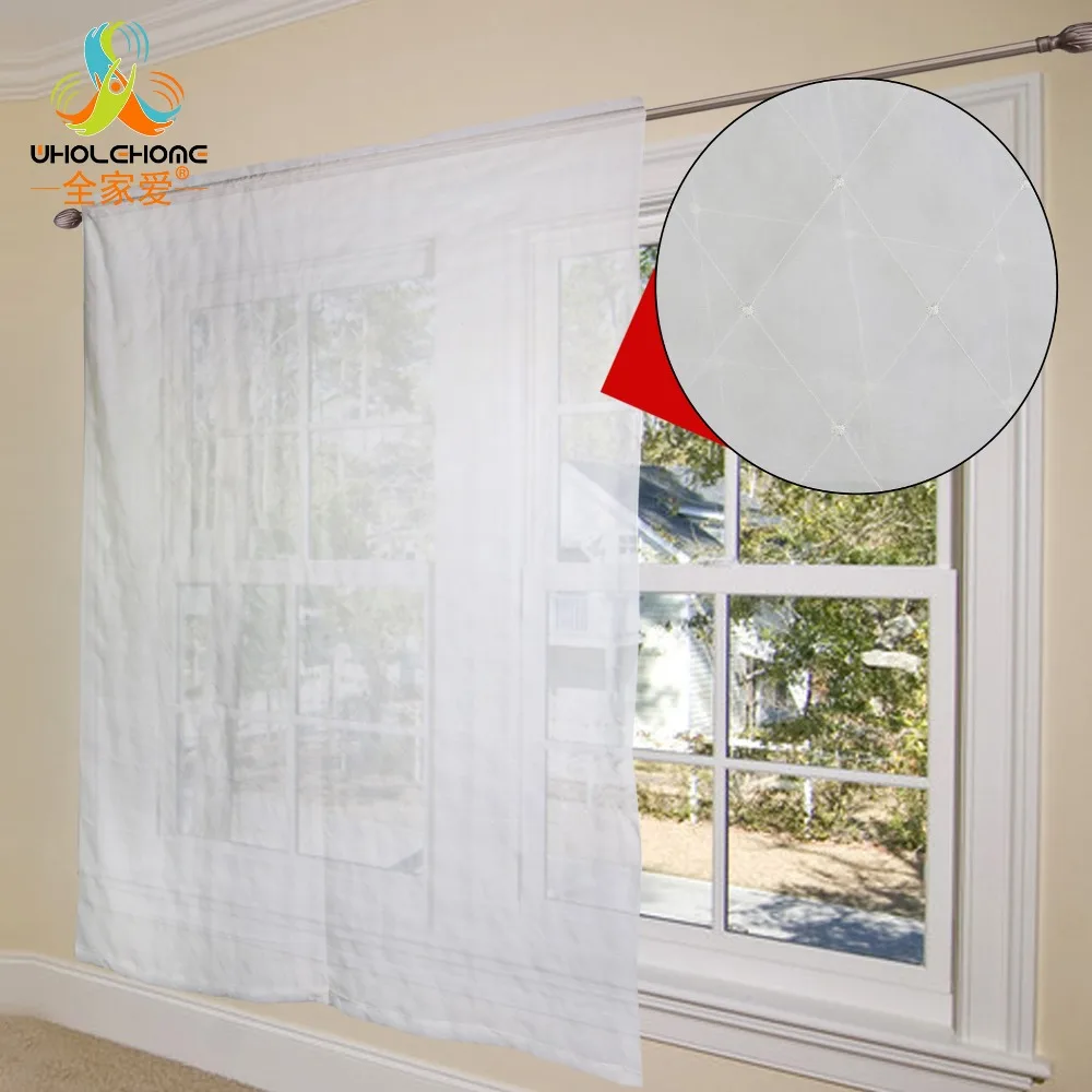 

1 PCS Curtains And Drapes Daisy Embroidery Pleated Curtains For Windows 55.1*88.6"/140*225cm