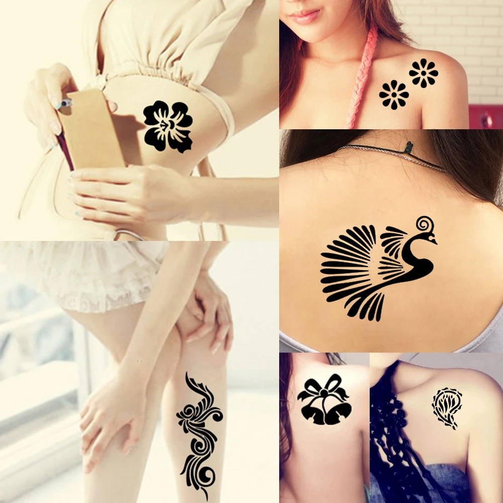 1 шт. трафарет для татуировок с хной|tattoo stencil|henna tattoo stencilshenna stencils |