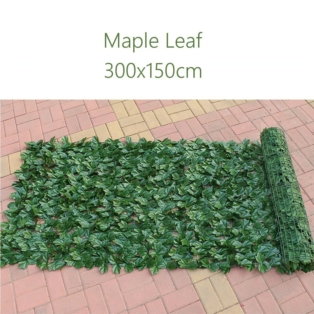 Maple Leaf 300x150 см искусственный забор экран декоративные растения листья Крытый Открытый стены украшения зелени Свадебные фоновые панели - Цвет: Maple Leaf