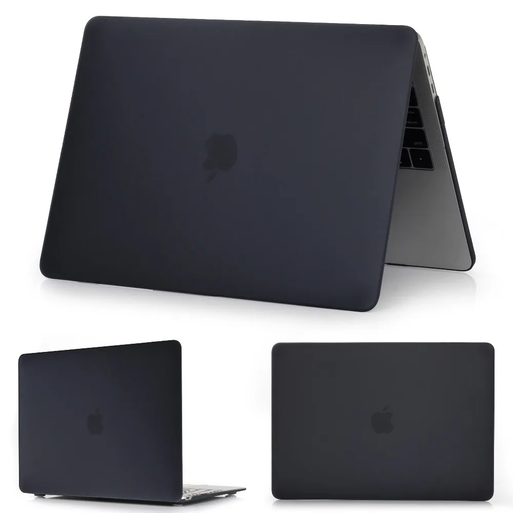 Кристальный \ матовый чехол для Apple Macbook Air Pro retina 11 12 13 15 дюймов сумка для ноутбука, для нового Mac book Air Pro 13,3 чехол A1932+ подарок