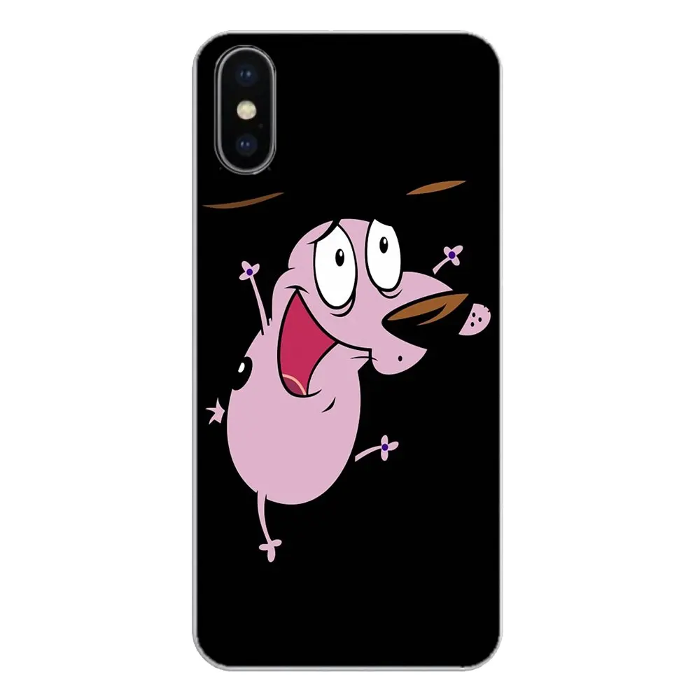 For Xiaomi Mi6 Mi 6 A1 Max Mix 2 5X 6X Redmi Note 5 5A 4X 4A A4 4 3 Plus Pro cartoon courage the cowardly dog Silicone Skin Case |