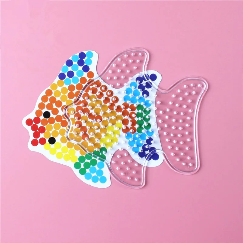3D головоломка Pegboards шаблоны для Хама бусины игрушки 5 мм Perler бисер Развивающие игрушки для детей искусство ручной работы