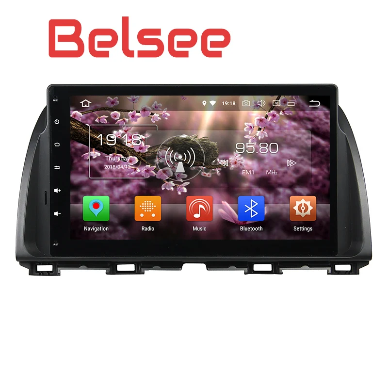 Belsee OEM Android 8 0 головное устройство стерео радио для Mazda CX 5 CX5 2013 2014 2015 10 1 дюймов 4 Гб