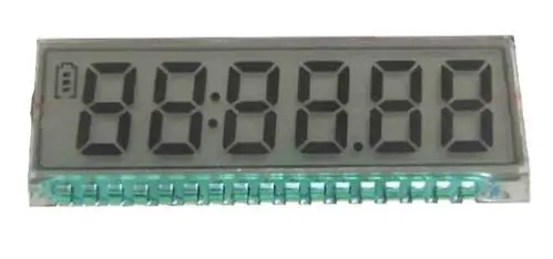 17PIN TN положительная 6 разрядная сегментная ЖК панель без подсветки 3 в|lcd panel 26|panel