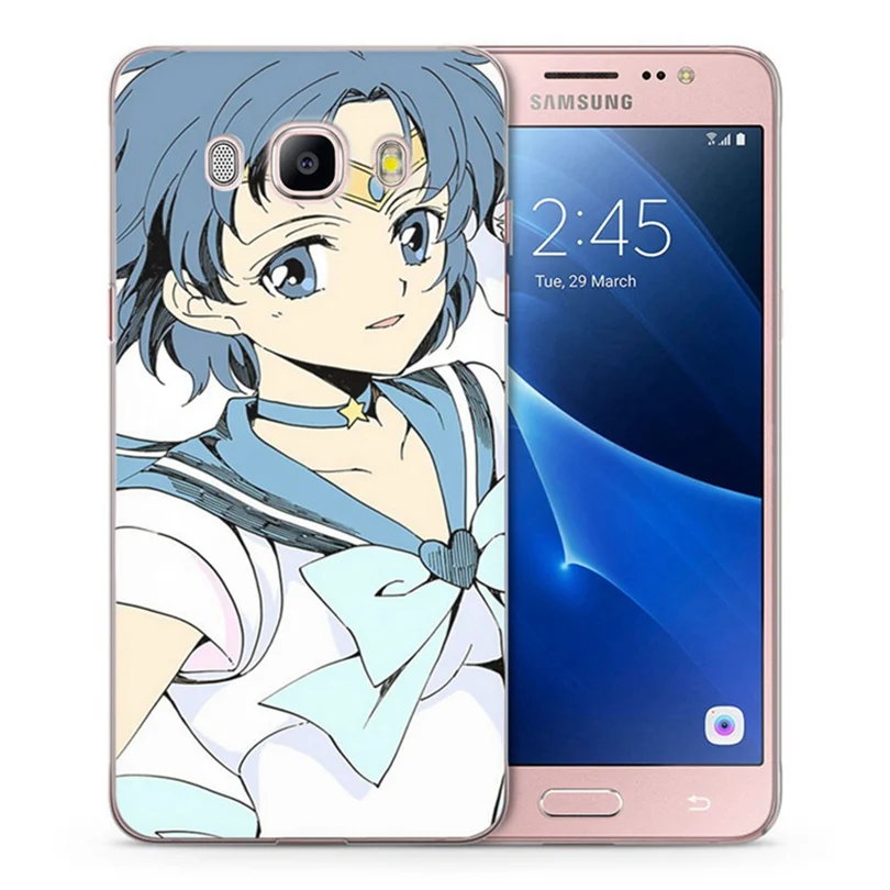 For Samsung Galaxy A3 A5 2016 2017 prime J3 J5 J7 G530H S8/plus Note 8 Sailor Cute Pattern Clear Soft TPU Silicone Case C033 |