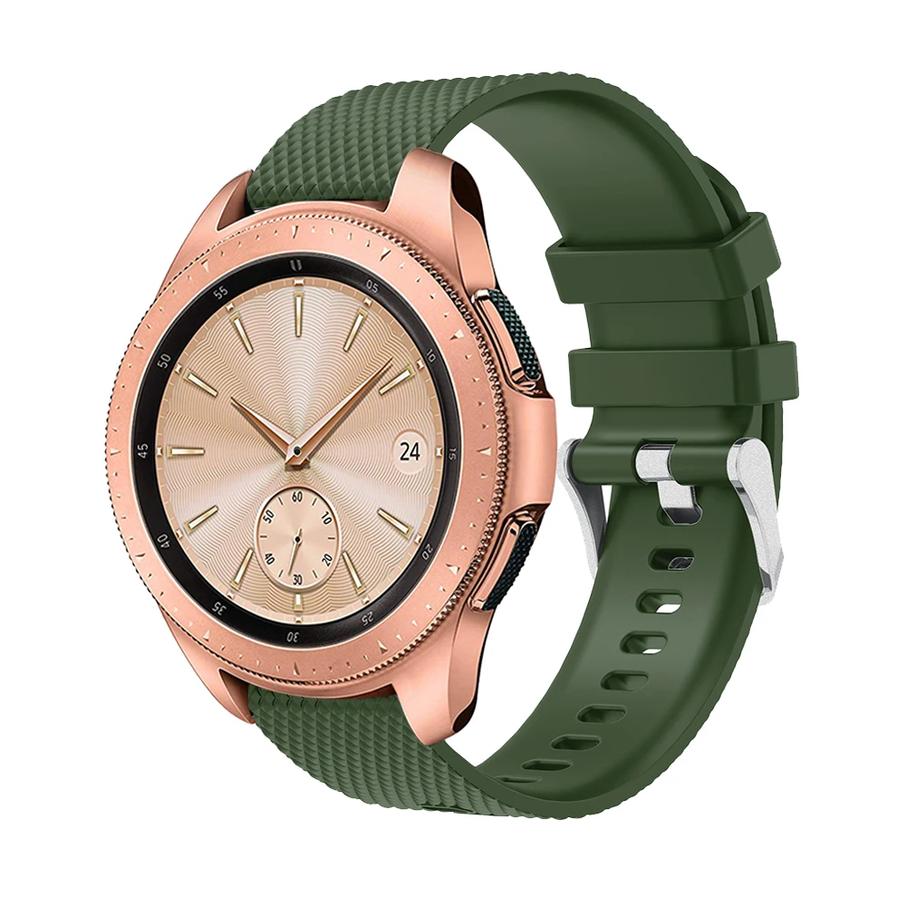 Ремешок для часов Samsung Gear sport S2 S4 силиконовый сменный ремешок Galaxy 20 мм|Ремешки