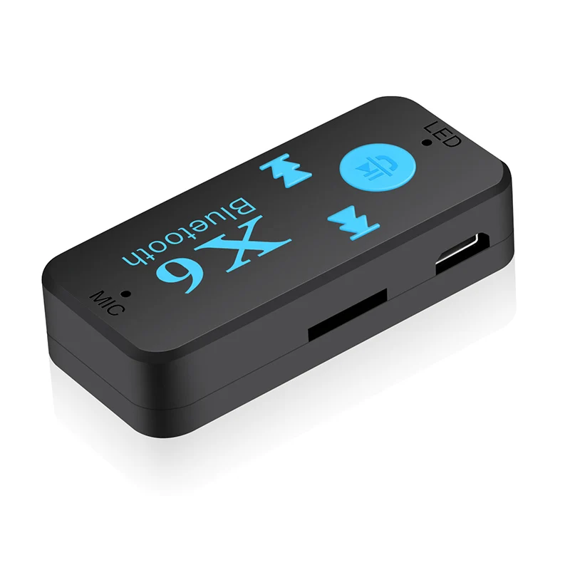 1 шт. X6 USB Беспроводной Bluetooth Music Receiver Аудио Поддержка TF Card Reader приемник автомобиля