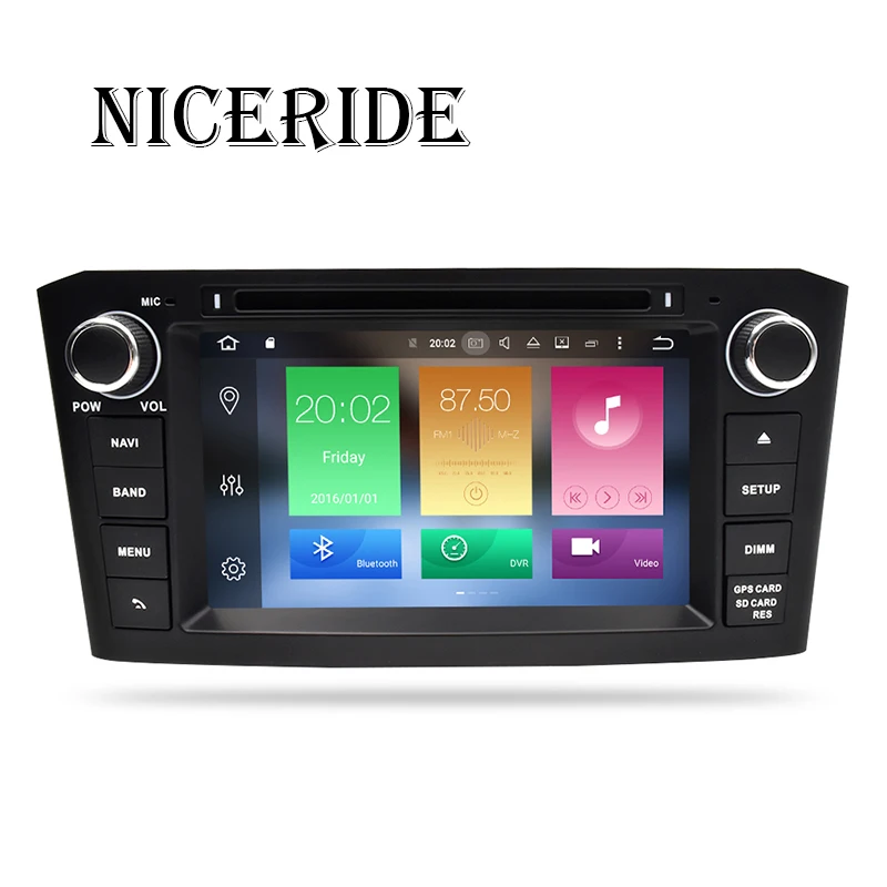 Автомобильный DVD плеер на Android 9 0 с GPS навигацией для Toyota Avensis 2002 2008 T25