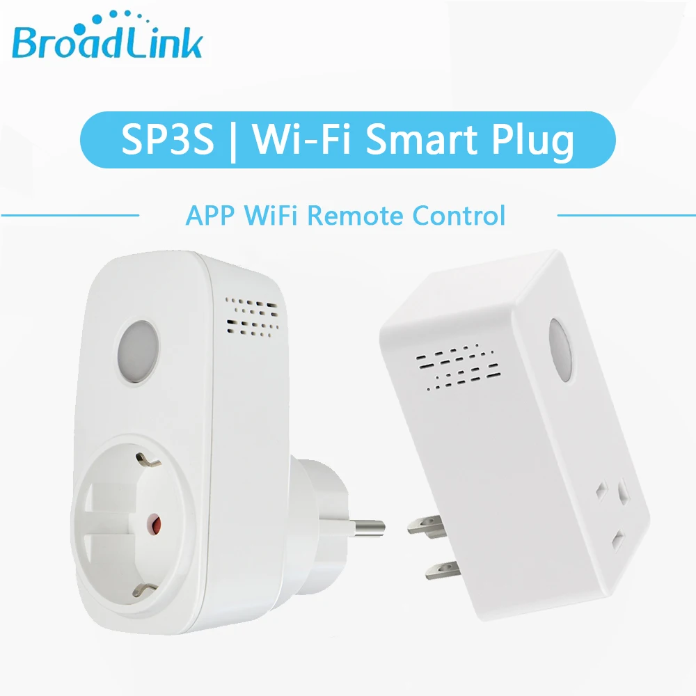 

Broadlink Smart Home WiFi Socket SP3 SP3S All Compatible with Alexa Google Home US EU Plug Home Automation Remote Control