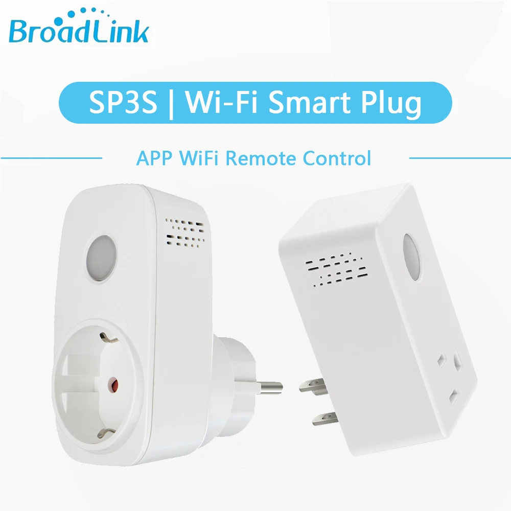 Розетка Broadlink SP3 SP3S для умного дома с поддержкой Wi Fi и дистанционным