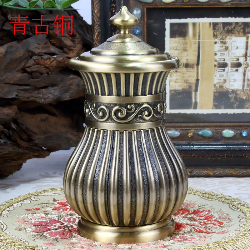 Европейский здание бронза Автоматическая Подставка Для Зубочисток зубочистка