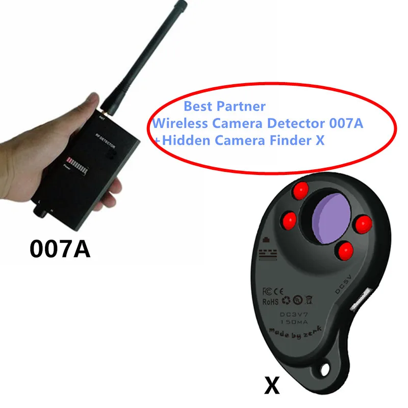 2 упаковки (автоматический детектор сигнала GPS GSM WIFI G4 RF + портативные инфракрасные
