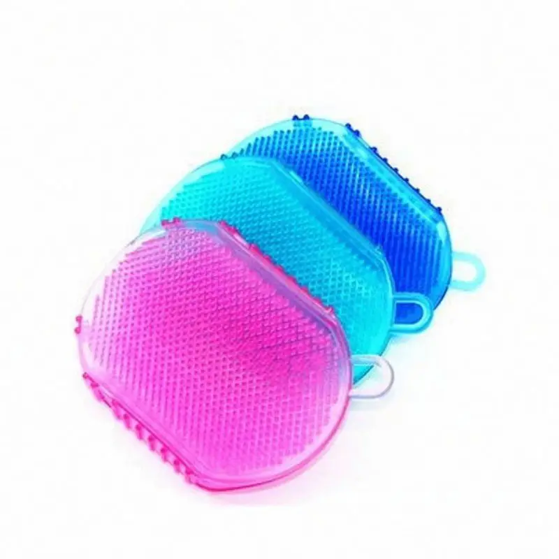 Soft Silicone Massage Scrub Gloves For Peeling Body Bath Brush Exfoliating Footbrush | Дом и сад