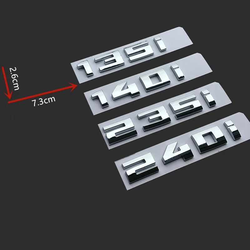 DIY Chrome for BMW M1 M2 M3 M4 M5 M6 X1M X2M X3M X4M X5M X6M M550d M50i M135i M240i M335d Emblem Car Trunk Badge | Автомобили и