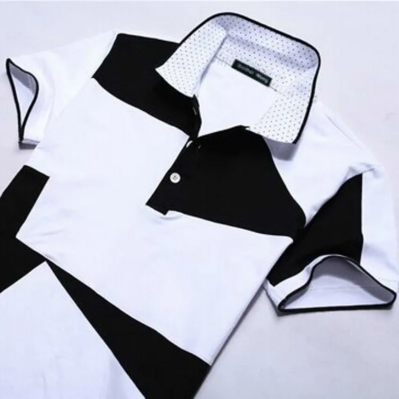 Повседневная мужская рубашка поло летняя модная Новая тонкая мода Ropa Para Hombre
