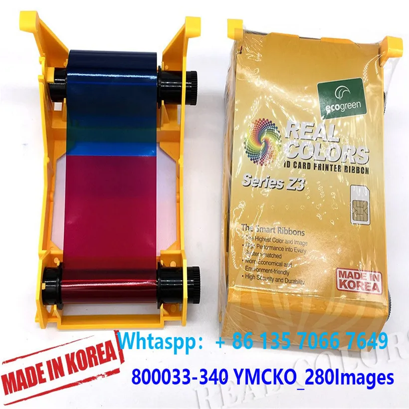 Лента Zebra ZXP3 800033 340 YMCKO 280 для принтера 20 шт.|zebra zxp3|zebra printer ribbonprinter ribbon |