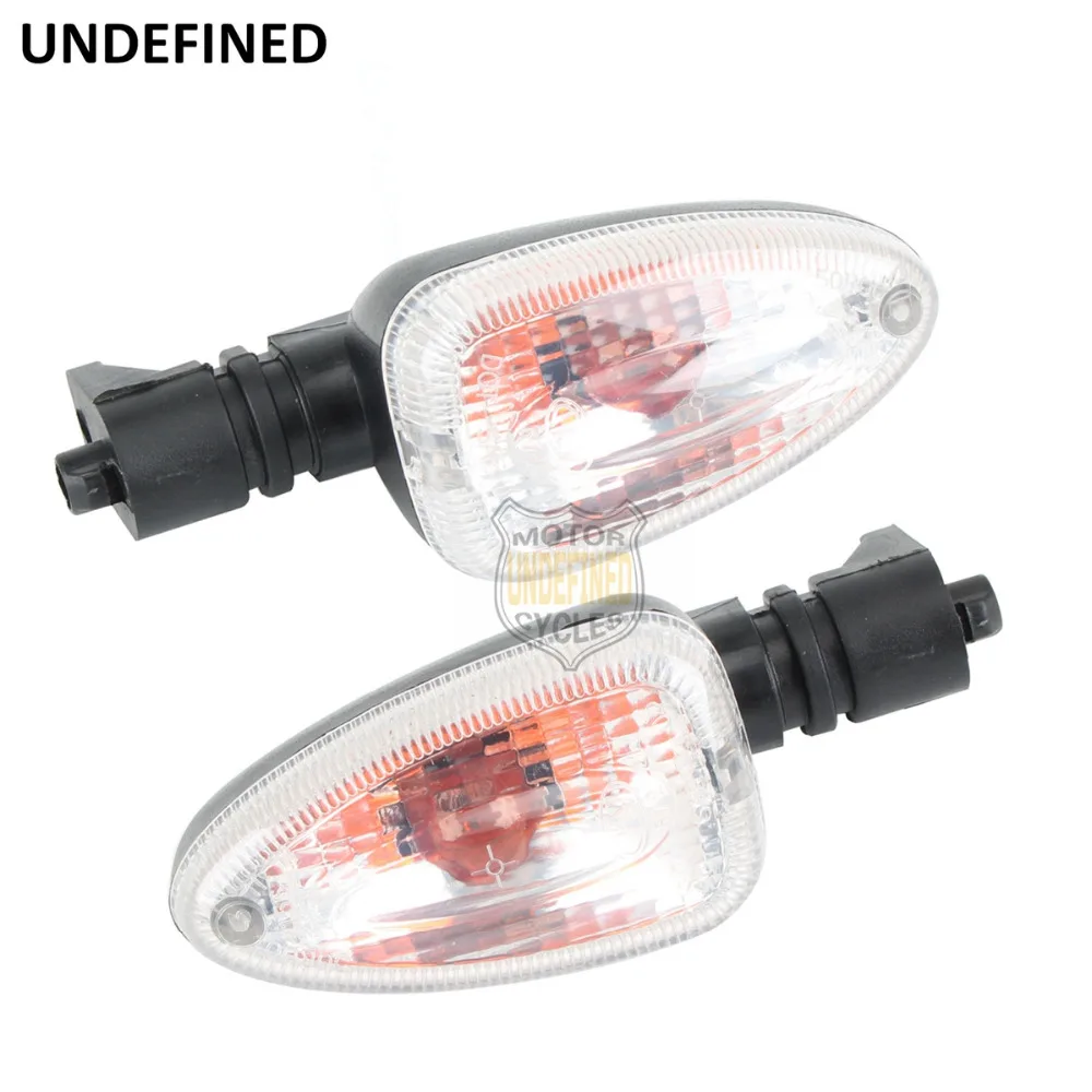 

UNDEFINED 1 Pair Motorcycle Parts Black Clear Plastic Turn Signal Indicator Light Blinker Lamp Clear For BMW K1300R R1200GS HP2