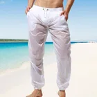 Supe тонкие Пляжные штаны для мужчин, Рашгард, Джаммер, УФ защита, Рашгард, штаны для серфинга, полупрозрачные быстросохнущие спортивные штаны для воды