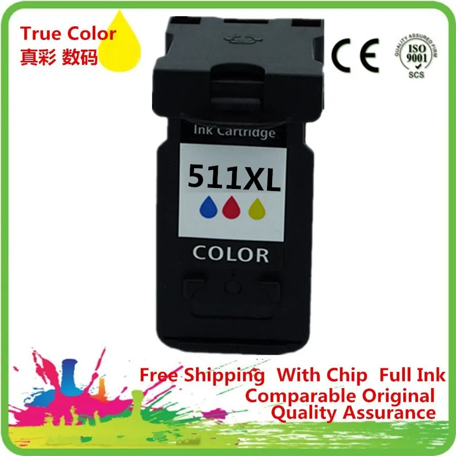 Картридж с чернилами Восстановленный для Canon CL 511 511XL CL511 CL511XL Pixma MP260 MP270 MP272 MP280 MP282