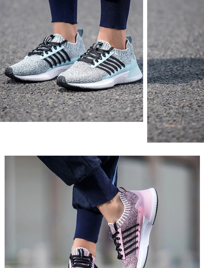 Li-Ning/Женская обувь для бега; классическая обувь для образа жизни; LI-NING спортивная обувь; кроссовки на подкладе; AGCN194 YXB201