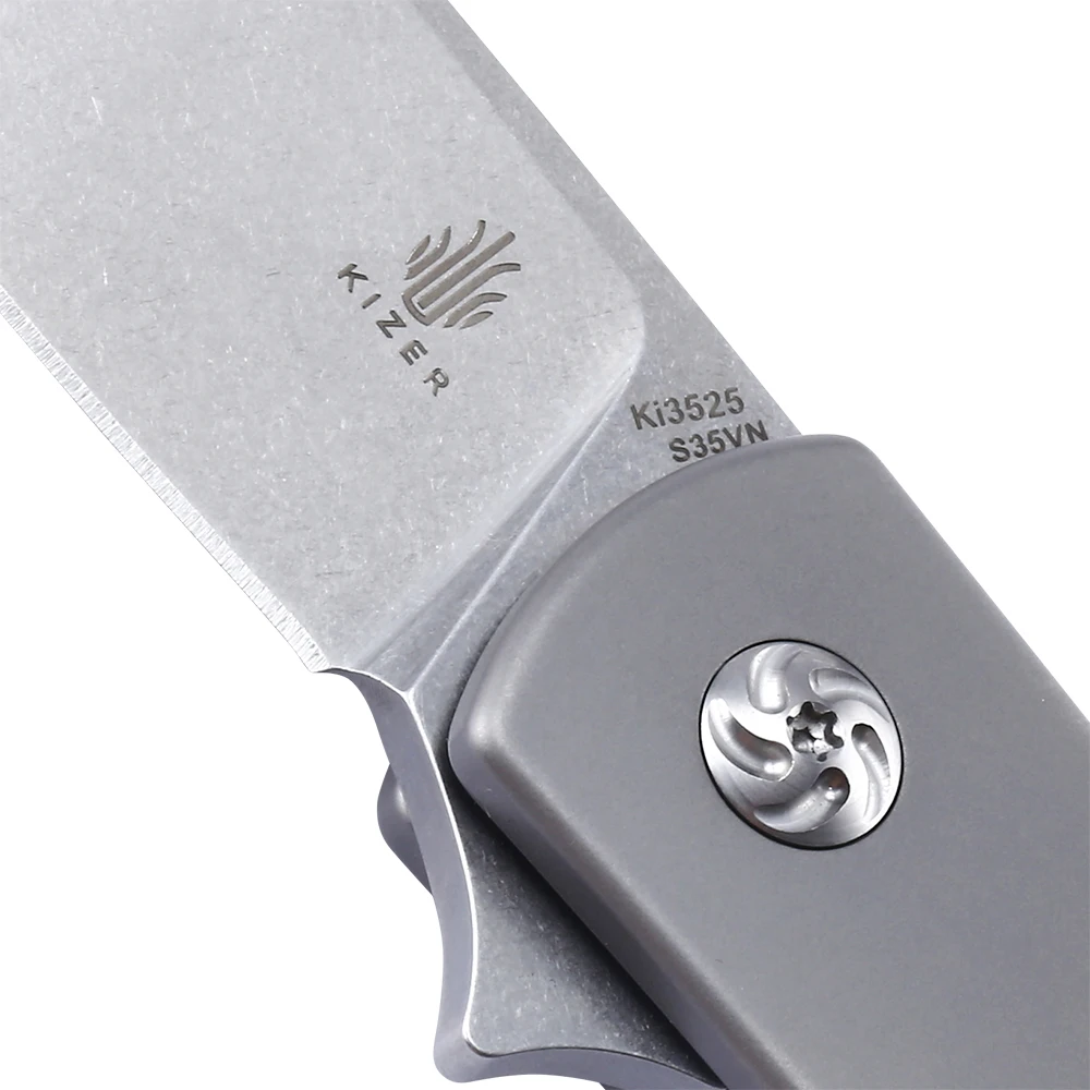 Kizer нож для выживания edc Мини-нож jorkie KI3525A1 Новое поступление складной нож с титановой ручкой охотничий нож
