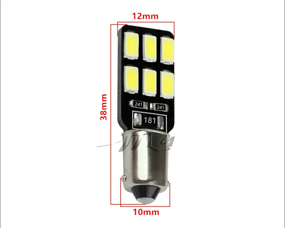 BA9S 12 SMD 5630 светодиодные Canbus лампы без ошибок t4w h6w светодиодный льные Внутреннее