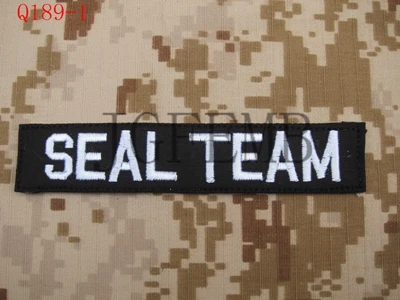 SEAL TEAM Черный пользовательское имя комода лент ленты услуги ленты мораль Тактическая Военная заплата вышивки значки - Цвет: SEAL TEAM