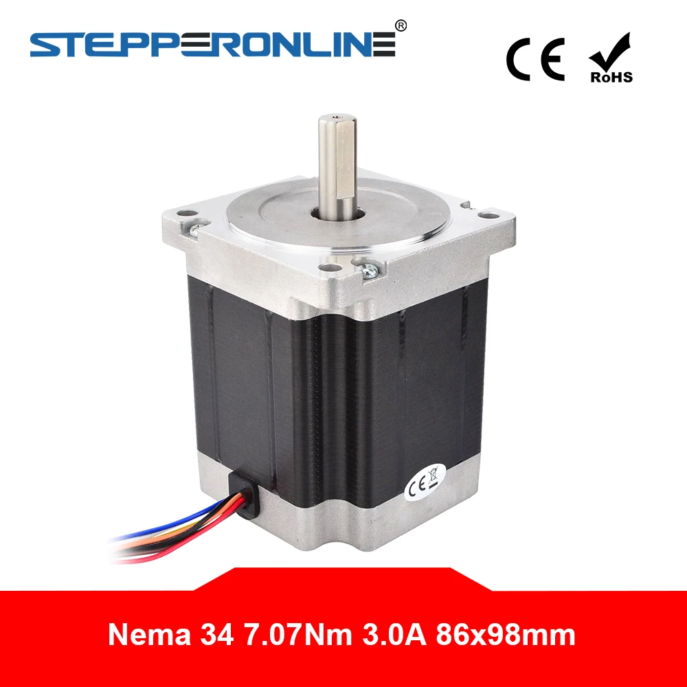 Шаговый двигатель Nema 34 1001 нм (1 8 унции) 86x98 мм проводов градусов для комплектов