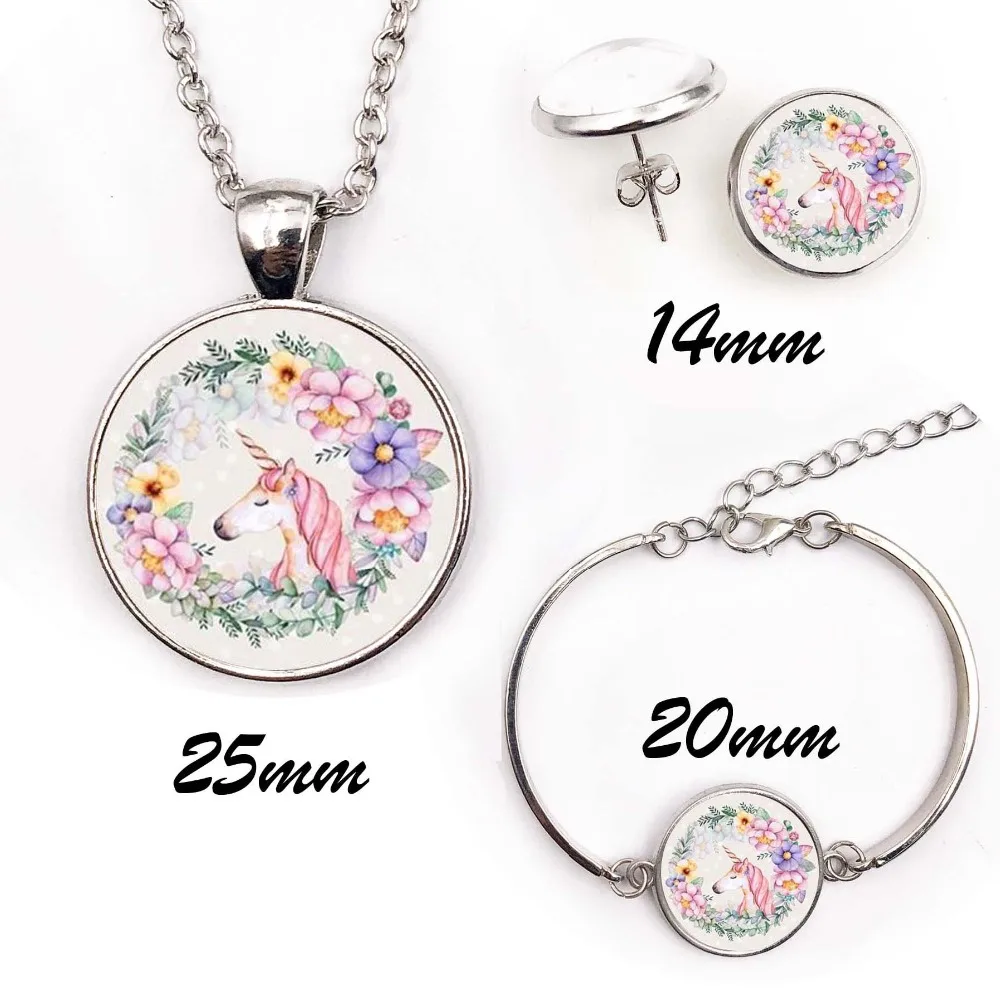 Модные ювелирные изделия в виде единорога для женщин подарочные браслеты