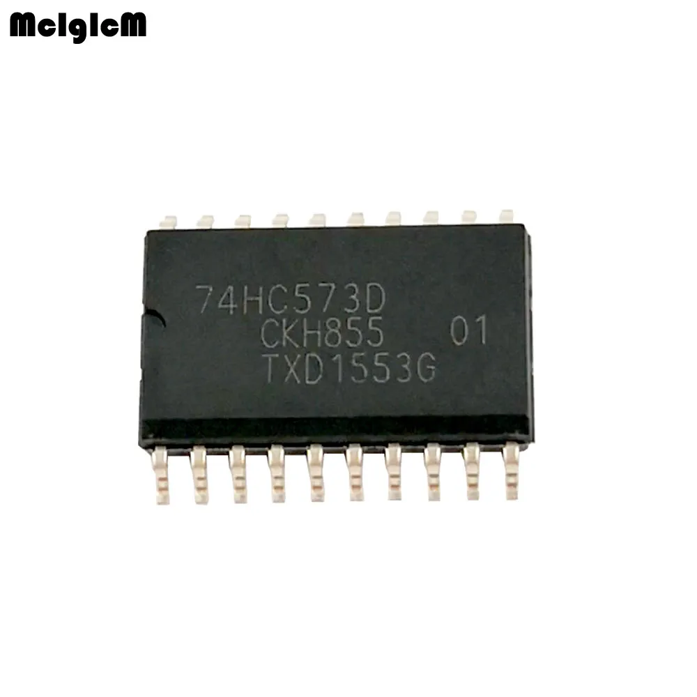 Высокое качество 10 шт ic 74hc573 микросхема 8 бит три состояния выхода D type защелка