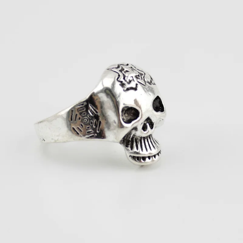 20 шт. новая модная уникальный дизайн кольцо в стиле панк черепа кольца для мужчин