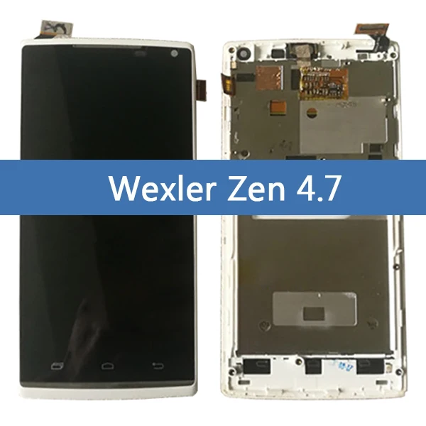ЖК-дисплей 4 7 дюйма для Wexler Zen с рамкой инструментами и лентой | Мобильные телефоны