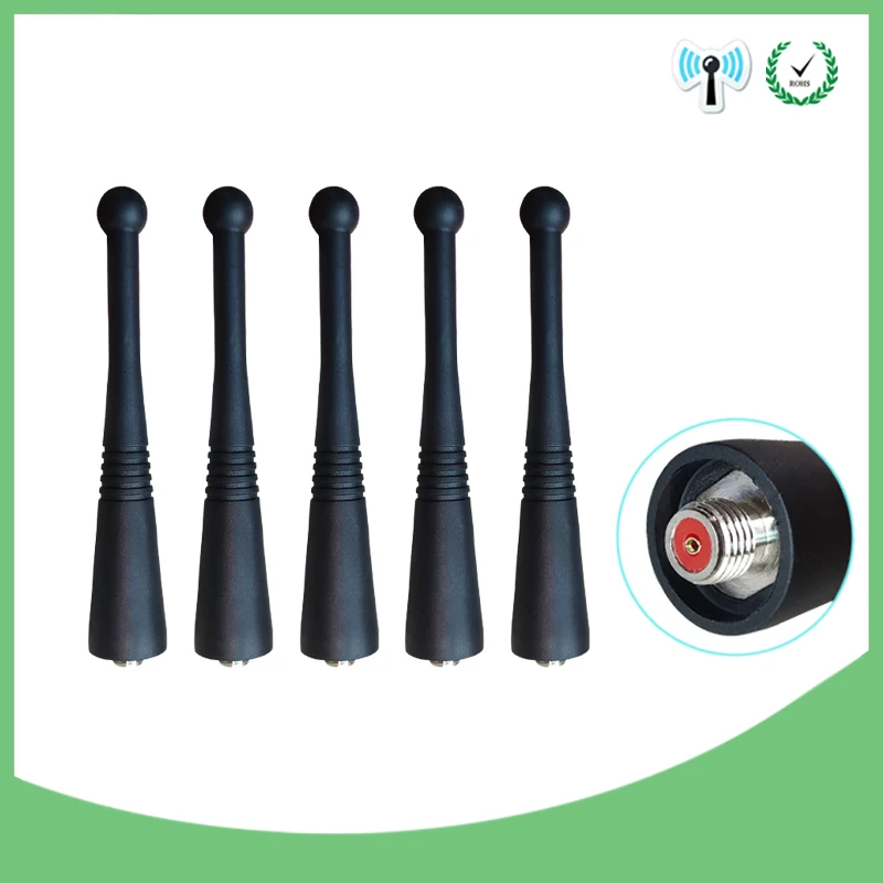 5 шт. 800 900 МГц Walkie Talkie Антенна совместима с Motorola XTS2500 XTS3000 XTS3500 HT1000 MTX838 MTX960 MTS2000