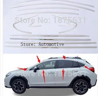 2012 2014 2015 2016 2017 for subaruxv high quality stainless steel car window trim strip12pcs