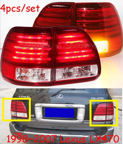 Комплект из 4 предметов стайлинга автомобилей для Lexus LX470 1998 ~ 2007 задних сигнальных