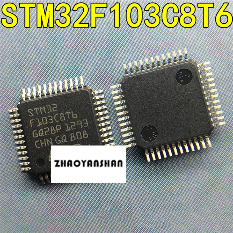 10 шт. X STM32F103C8T6 32F103C8T6 LQFP48 64K Бесплатная доставка|Центральные процессоры| |