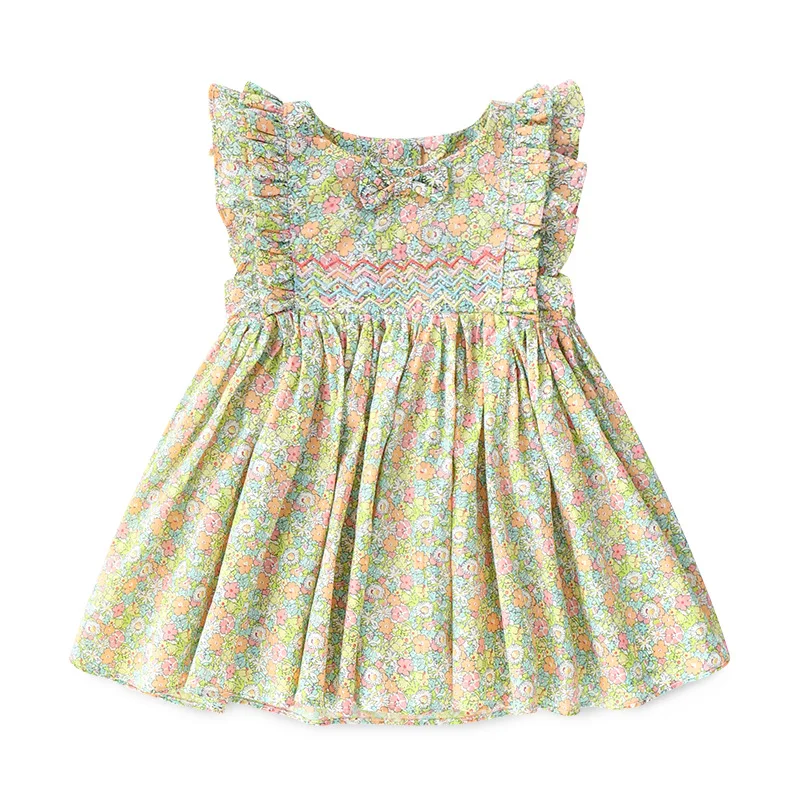 TODDLER GIRL SUMMER CLOTHES GIRLS DRESSES LITTLE DRESES FLOWER FASHION 2019 BABY HEADBAND | Детская одежда и обувь