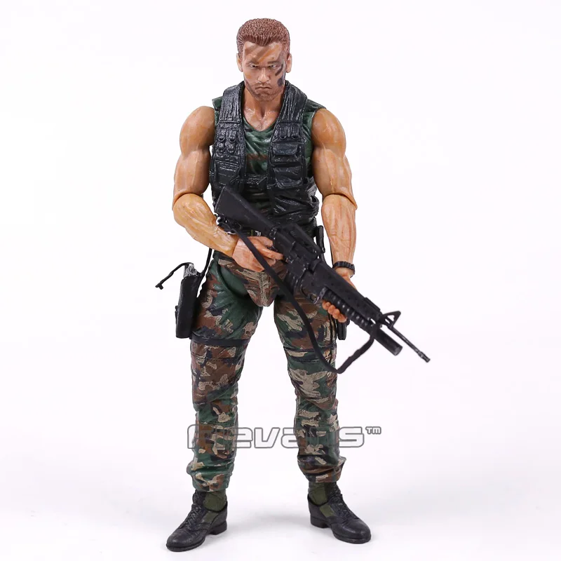 Экшн-фигурка хищника NECA 30-летие патруль джунглей маскировка голландский Охотник