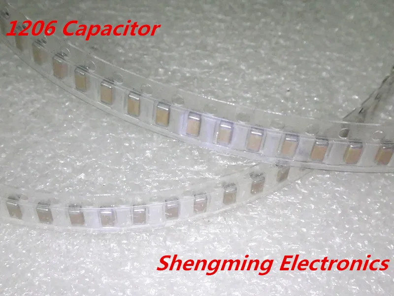 100 шт. 1206 106K 10 мкФ 10% 16V чип SMD керамический конденсатор | Электронные компоненты и