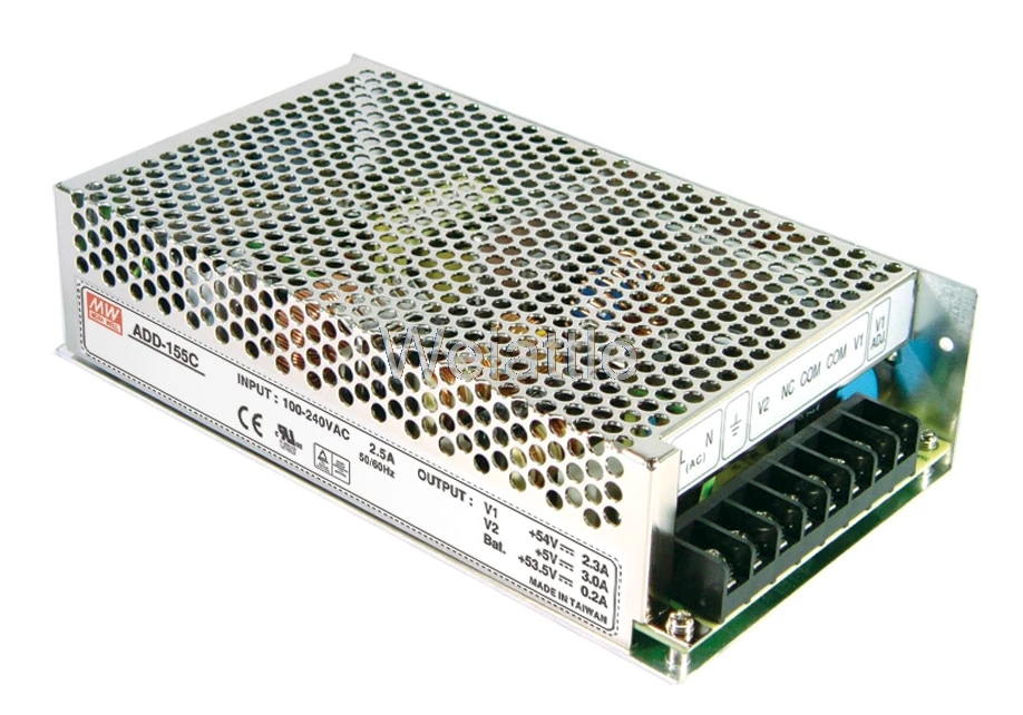 

MEAN WELL оригинальный ADD-155B meanwell ADD-155 152,75 Вт Двойной выход с зарядным устройством для аккумулятора (функция USP) источник питания