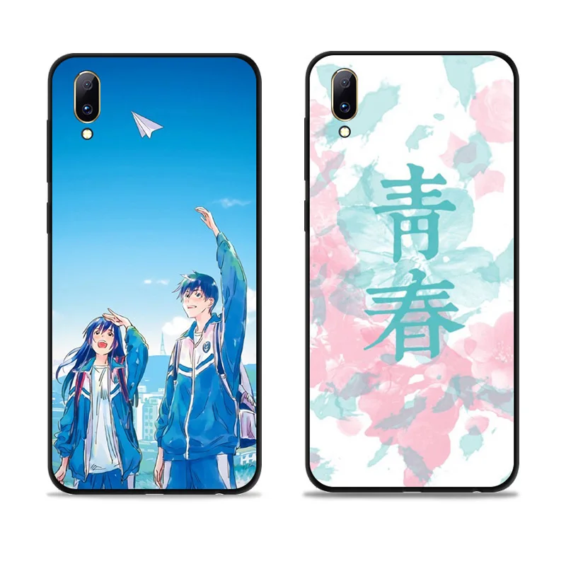 Чехол для Vivo V11 чехол s Coque VivoV11 в стиле кампуса Мягкая силиконовая задняя крышка с
