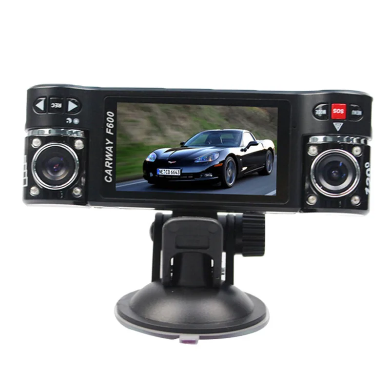 F600 Видеорегистраторы для автомобилей 2 7 дюймов ЖК дисплей HD 1080 P двойной Камера