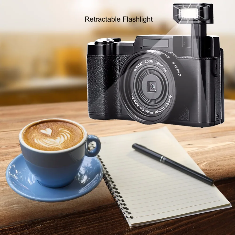 Новый 24MP Digital Photo Камера видеокамера с УФ фильтр дополнительно Широкий формат