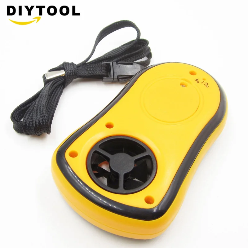 GM8908 переносной Анемометр Anemometro термометр измеритель скорости ветра Измеритель Windmeter 30 м/с ЖК-дисплей цифровой ручной инструмент для измерения