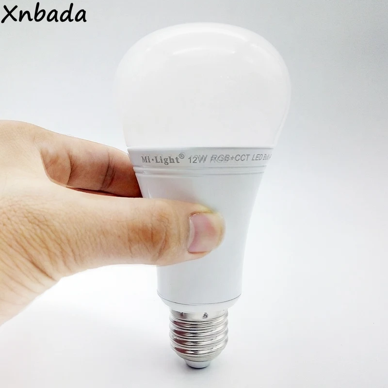 MiBoxer 12W E27 Led Bulb Dimmable LED Light RGB + Warm White (RGB+CCT) Spotlight Indoor Decoration AC85-265V | Лампы и освещение