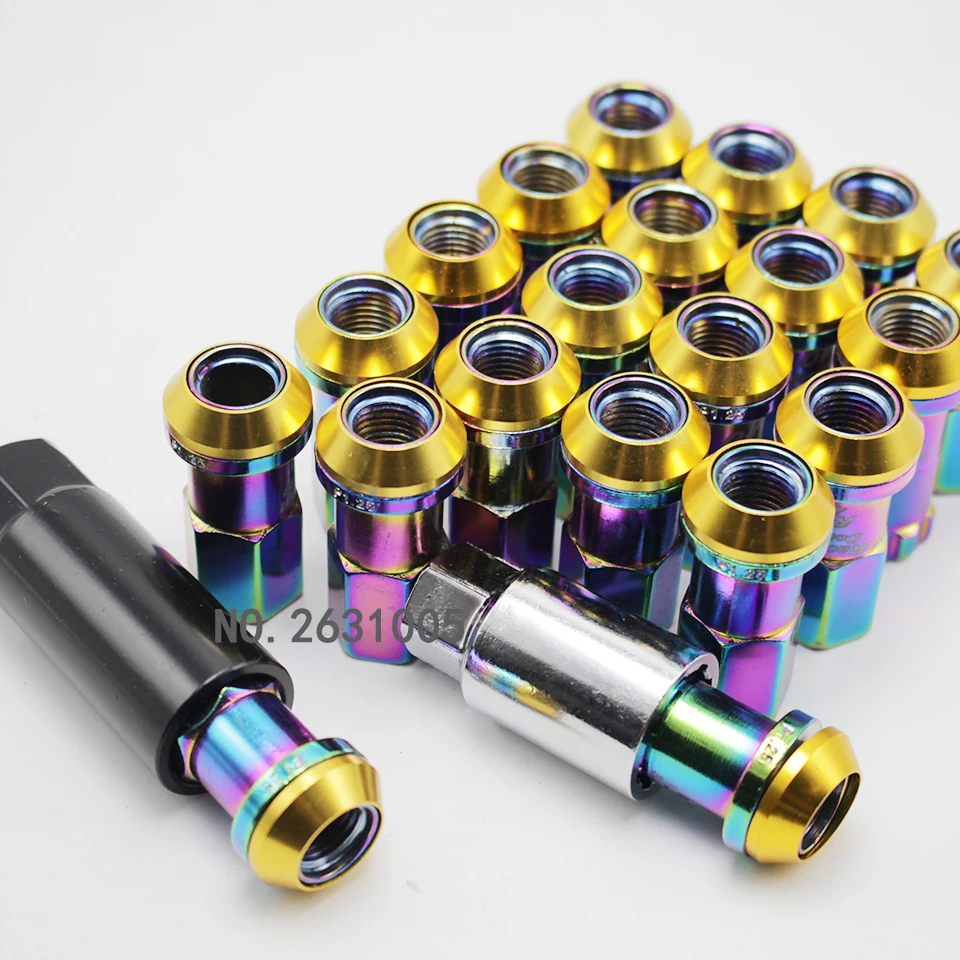 20 шт гоночный высококачественный стальной Расширенный тюнер колеса гайки с