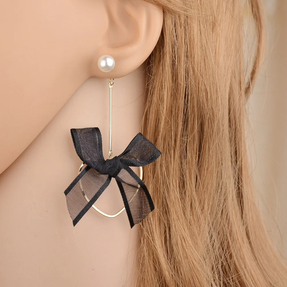 GEREIT новые ювелирные изделия галстук бабочка милые Висячие серьги для женщин