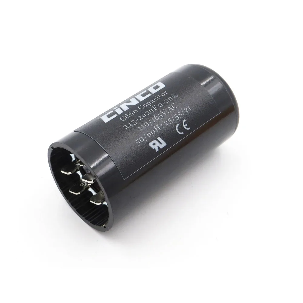 243-292MF 110V 125V 165V CD60 пусковые конденсаторы двигателя Электрический двигатель 243 292 Mfd